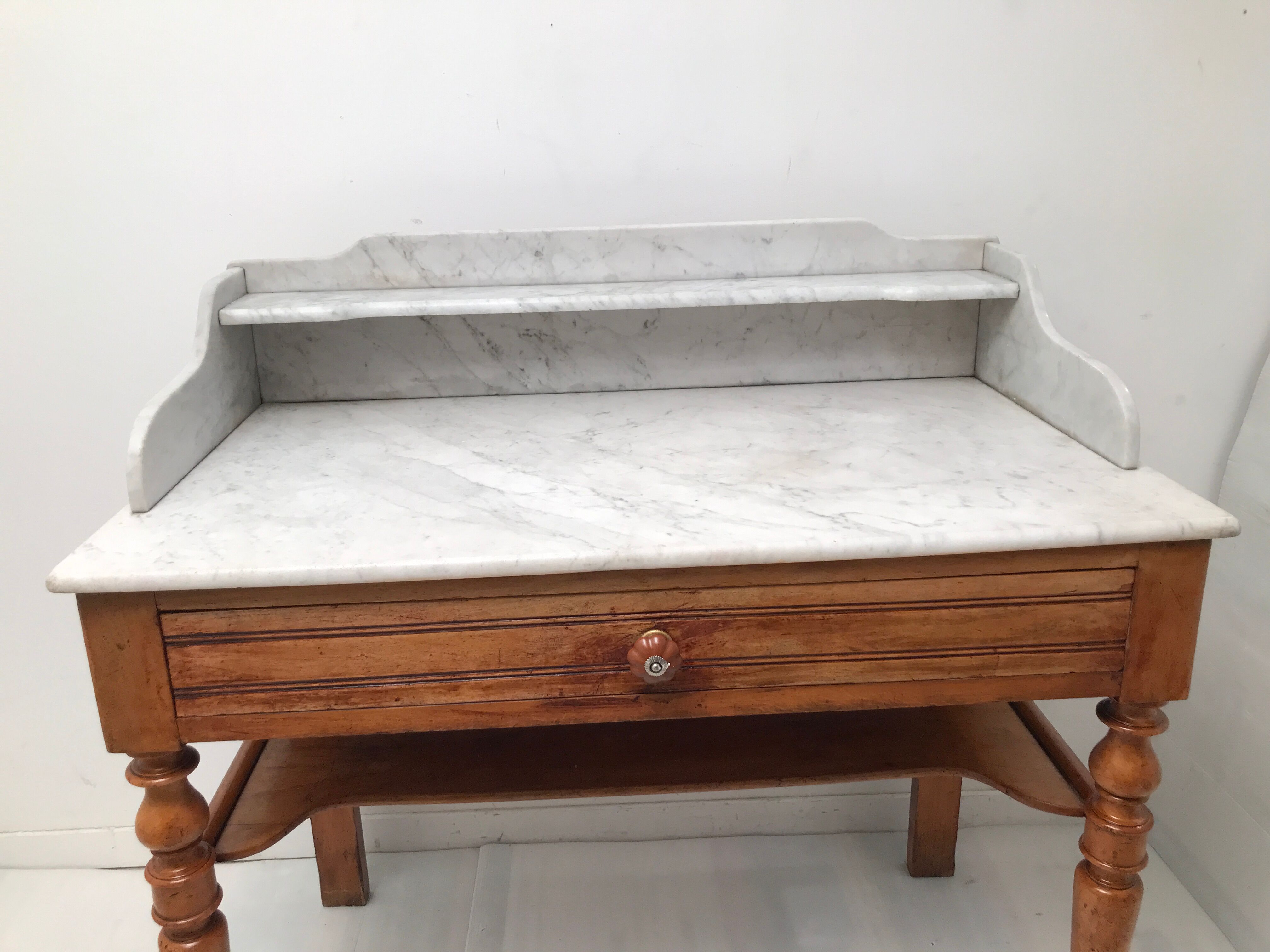 Dressing table marble style Henri II 1900s