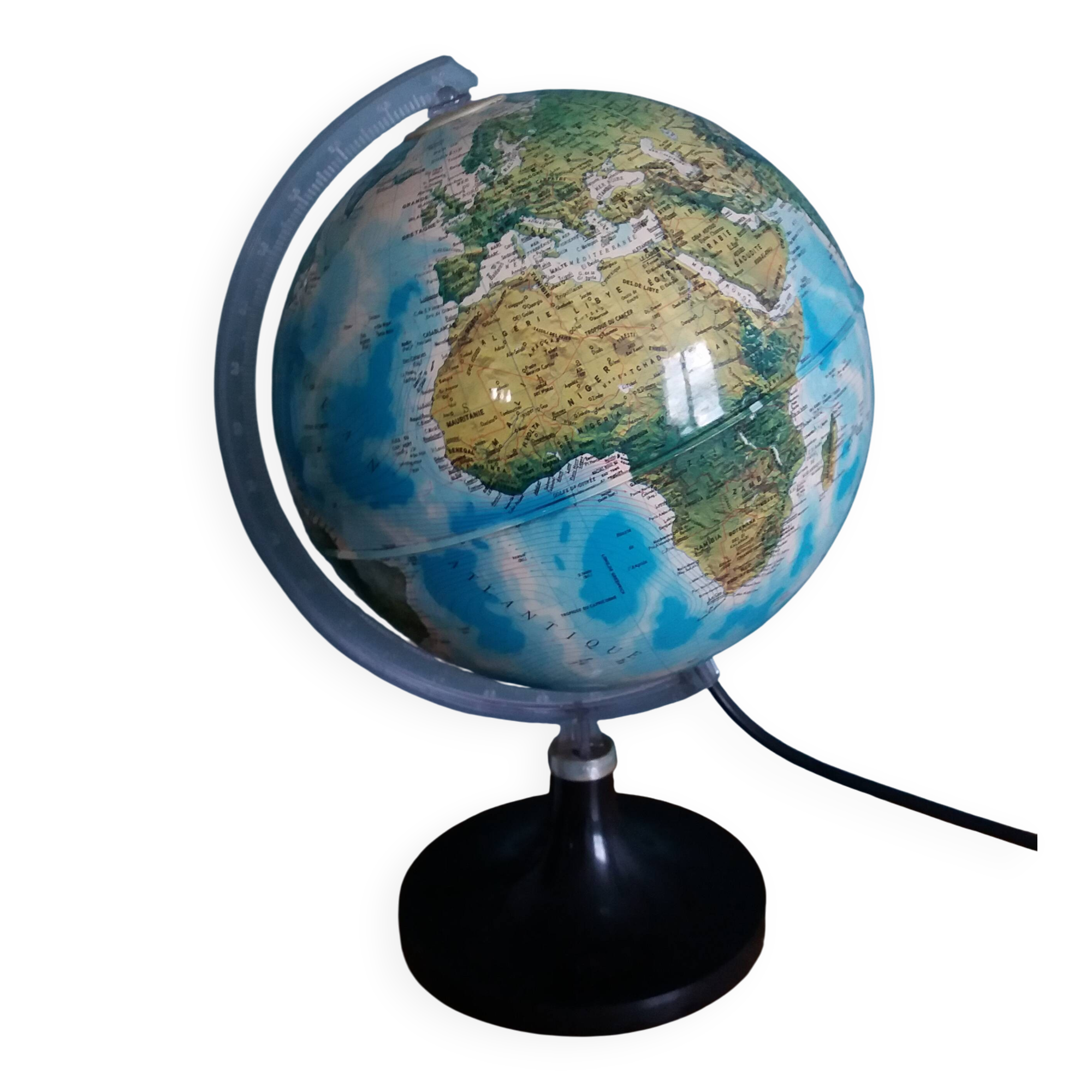 Illuminated globe, Italy, 1980s
