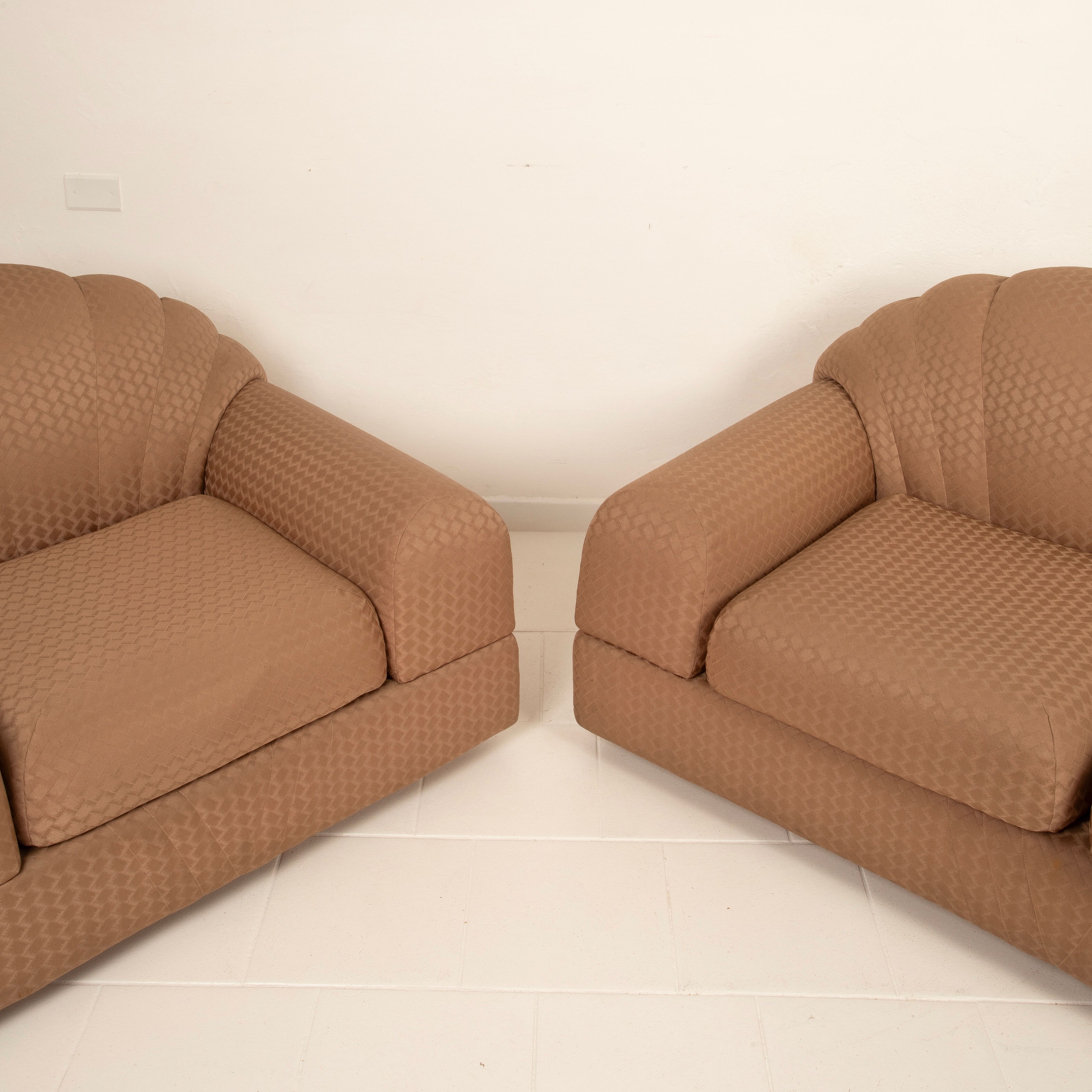Alain Delon armchair and sofa for Maison Jansen