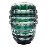 Val Saint Lambert Crystal Art Deco Vase