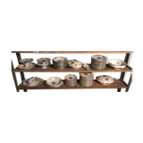 Full table service Porcelain Limoges SD from 1930.  74 pieces total
