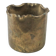 Cigar container, Art Nouveau, brass, Germany, early 20th century