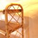 Vintage rattan shelf