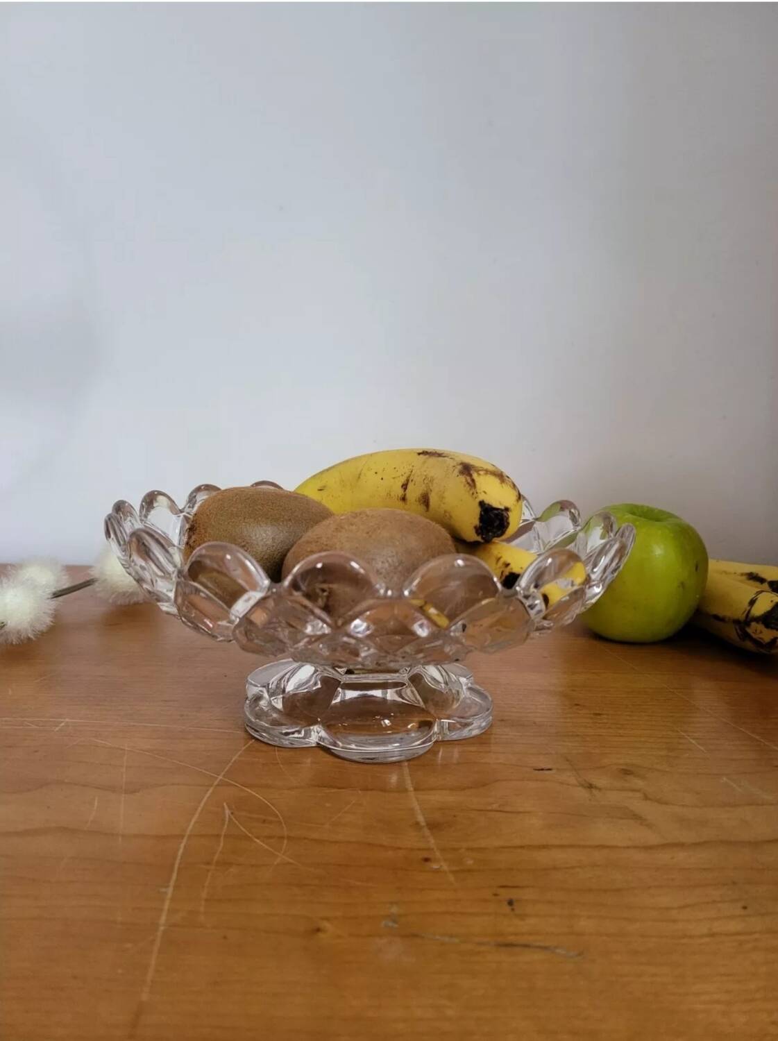 Baccarat Fruit Bowl Compotier In Molded Crystal