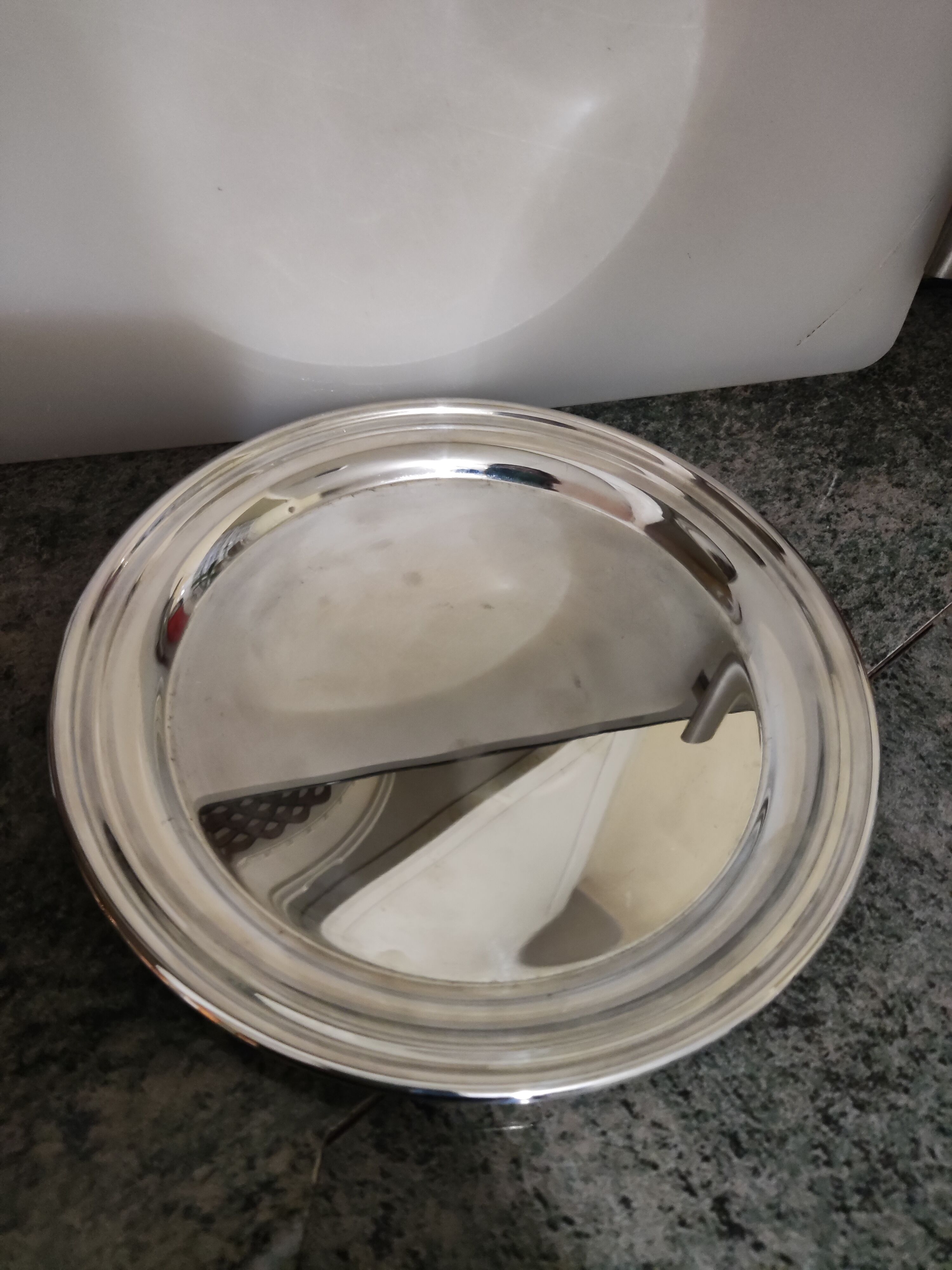 Vodka service with its metal stand