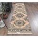 1970s Turkish Oushak Wool Runner Rug 92x373