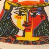 Empty pocket in polychrome earthenware Picasso, 1988