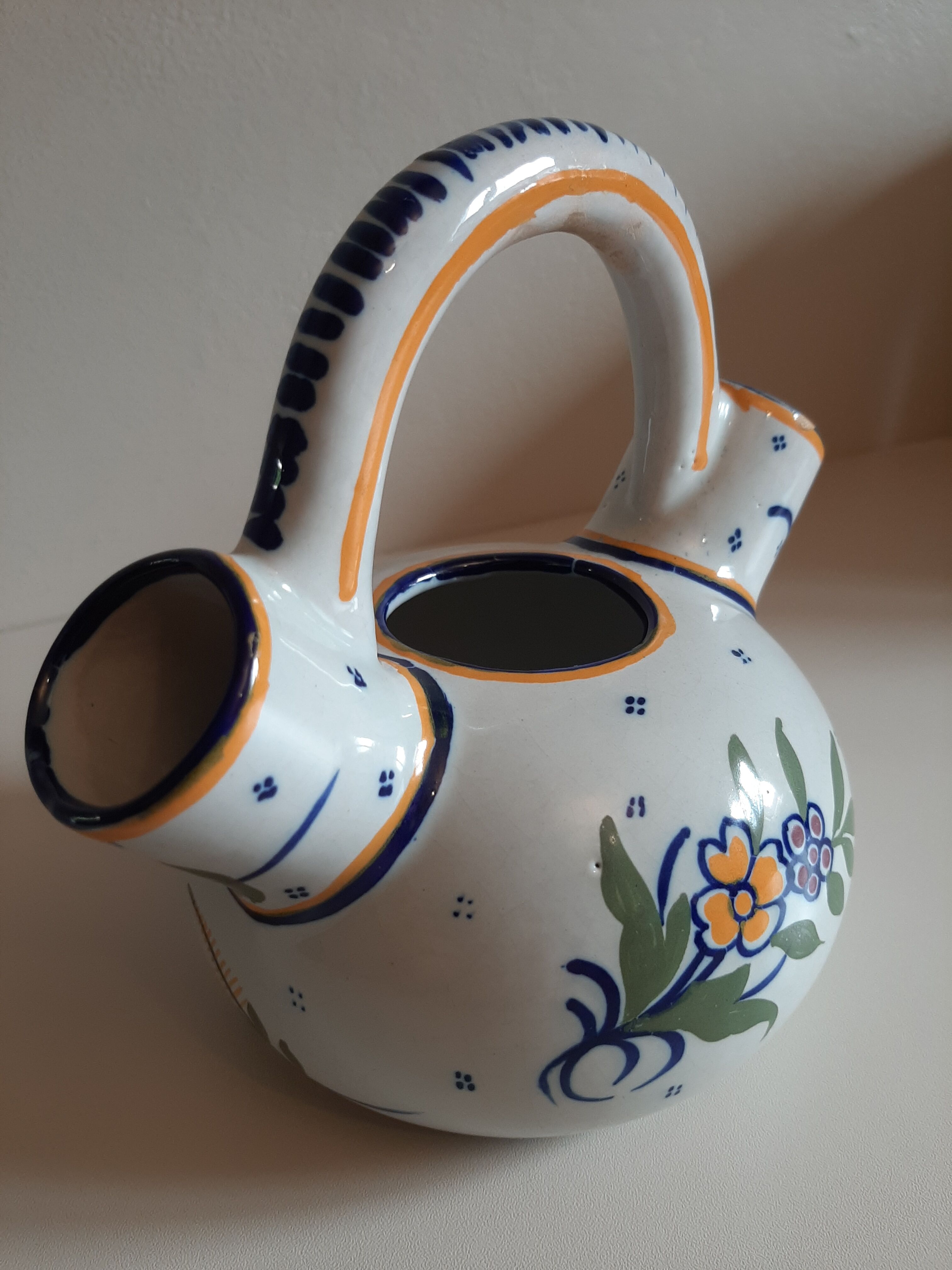 HB Quimper flower vase