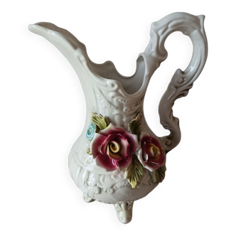 Large Capodimonte style pitcher