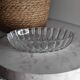Cut glass oil ramekin