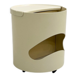 White Robo side table by Joe Colombo for Elco, 1970