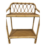 Small Rattan & Bamboo Shelf