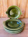 Set of 6 fish barbotine plates Sarreguemines