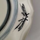 Signed vintage plate – Stylized lobster design – A. Faure for JGP