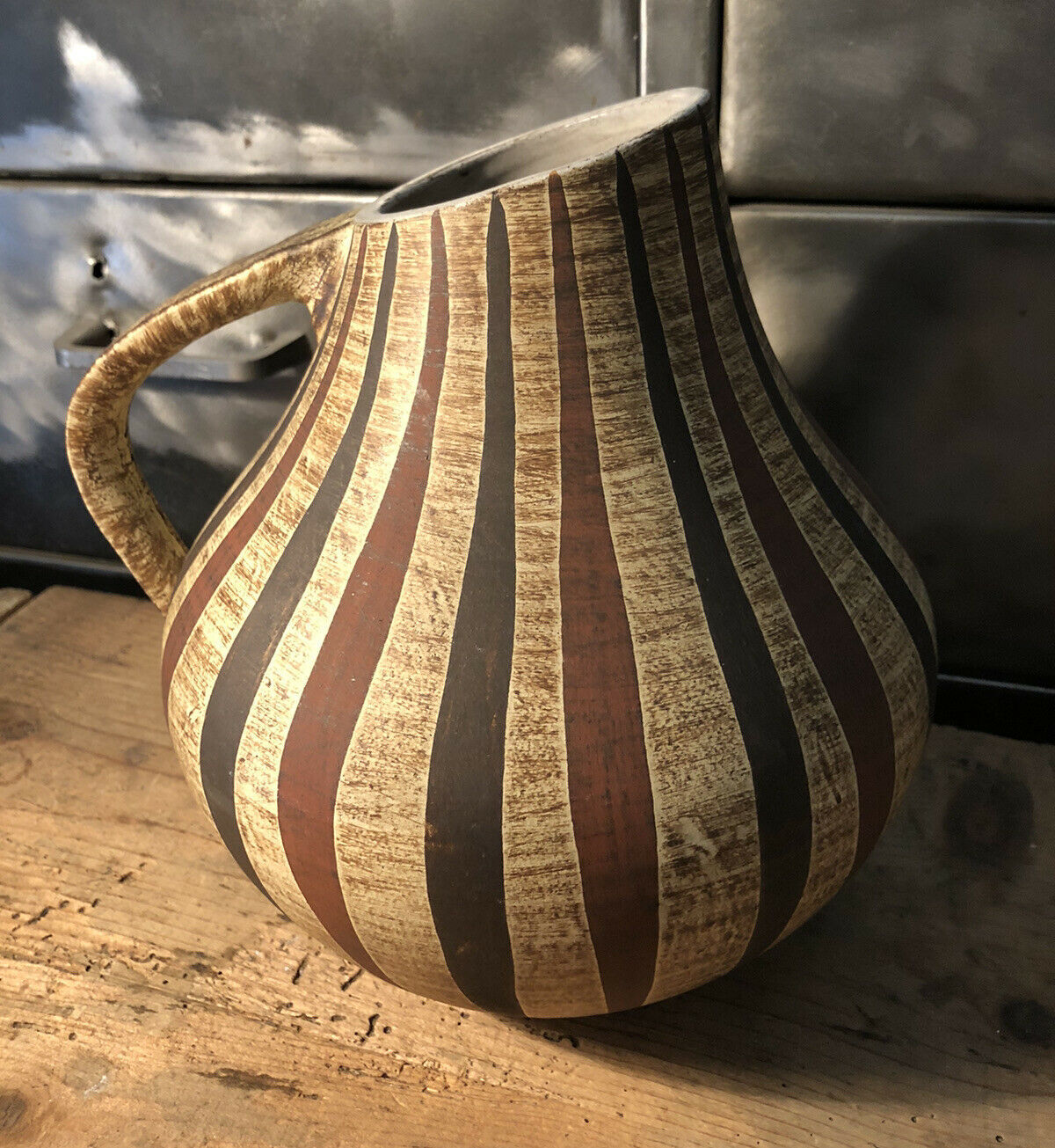 Broc ceramic pitcher vintage design Germany stamped