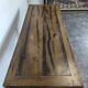 Two-column solid oak monastery table