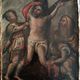 Antique painting on copper - 18th century - Martyrdom of Saint Bartholomew
