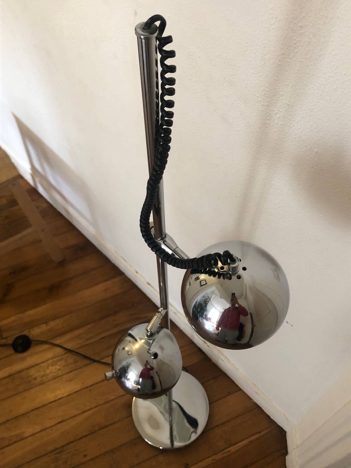 Eyeball floor lamp from the 60s (electricity to be redone)