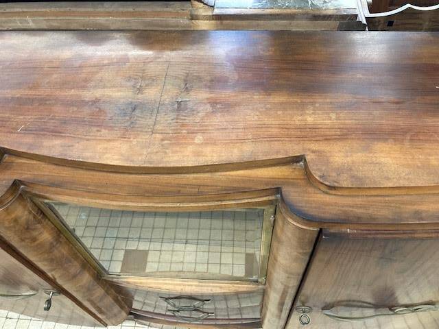 Art Deco 3-door, 2-drawer sideboard