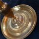 Exceptional empire style boiler lamp, swan, lucien gau - in excellent condition