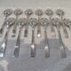 12 Christofle Concorde silver plated dessert spoons, 17cm