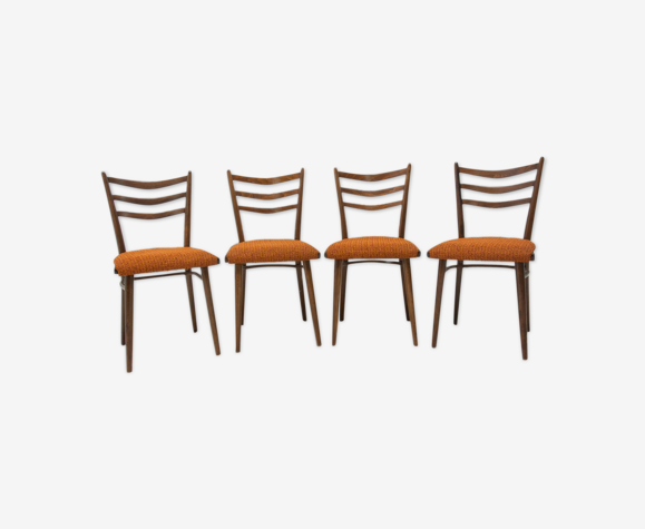 Chaises à manger tchécoslovaques du milieu du siècle, années 1960