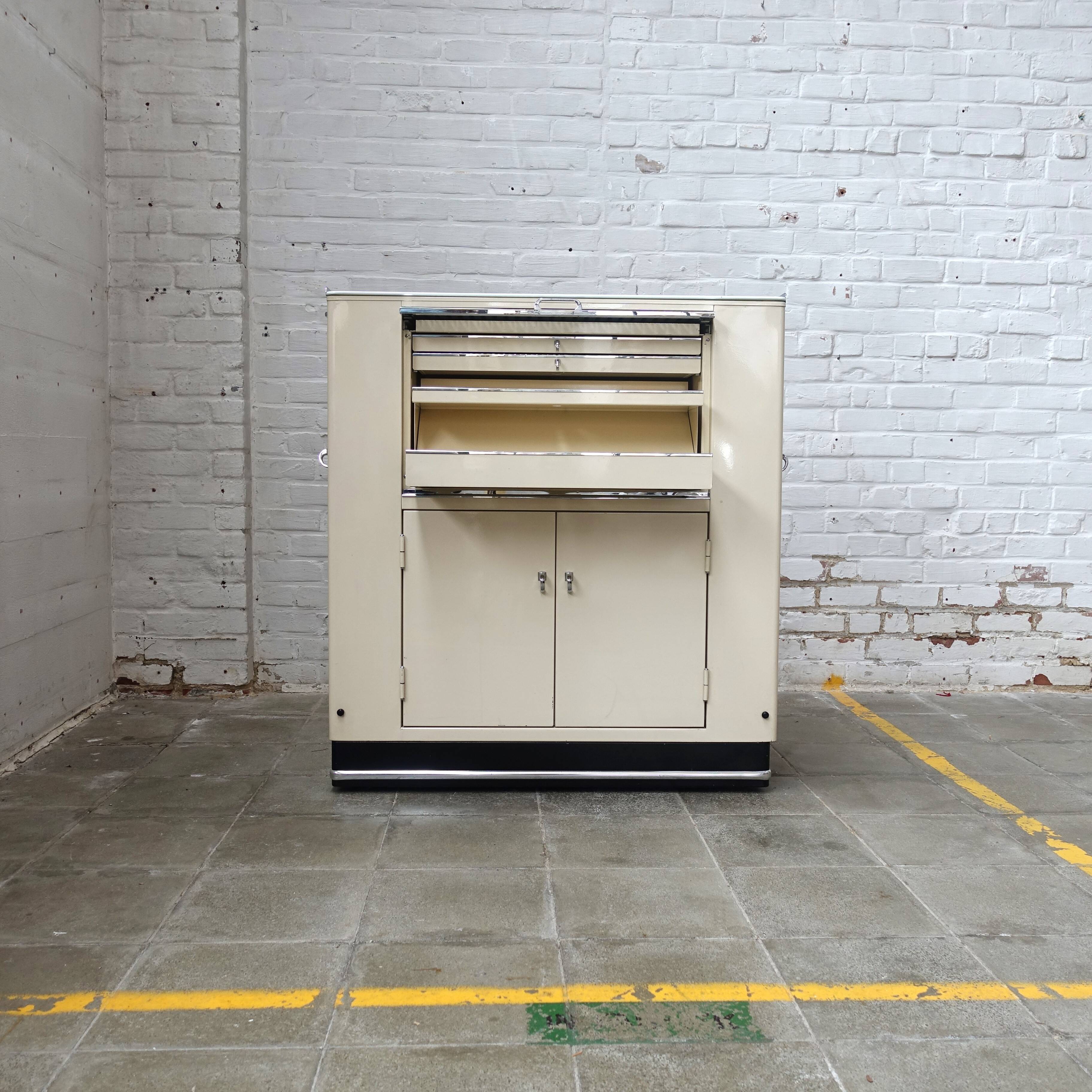 Vintage dental cabinet
