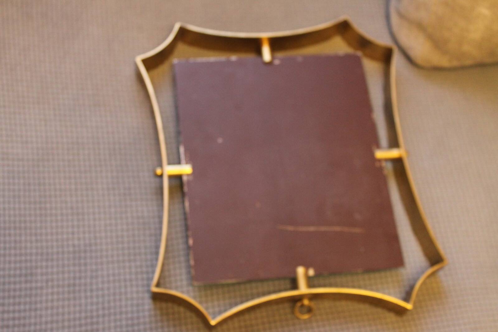 Italian Brass Mirror, 50s