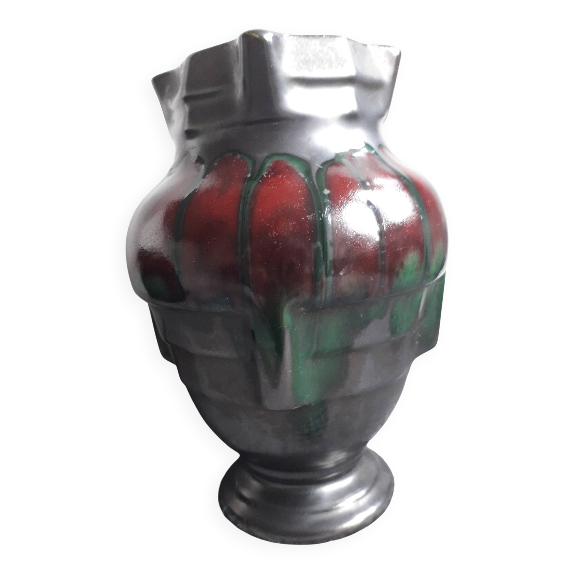 Belgian ceramic vase