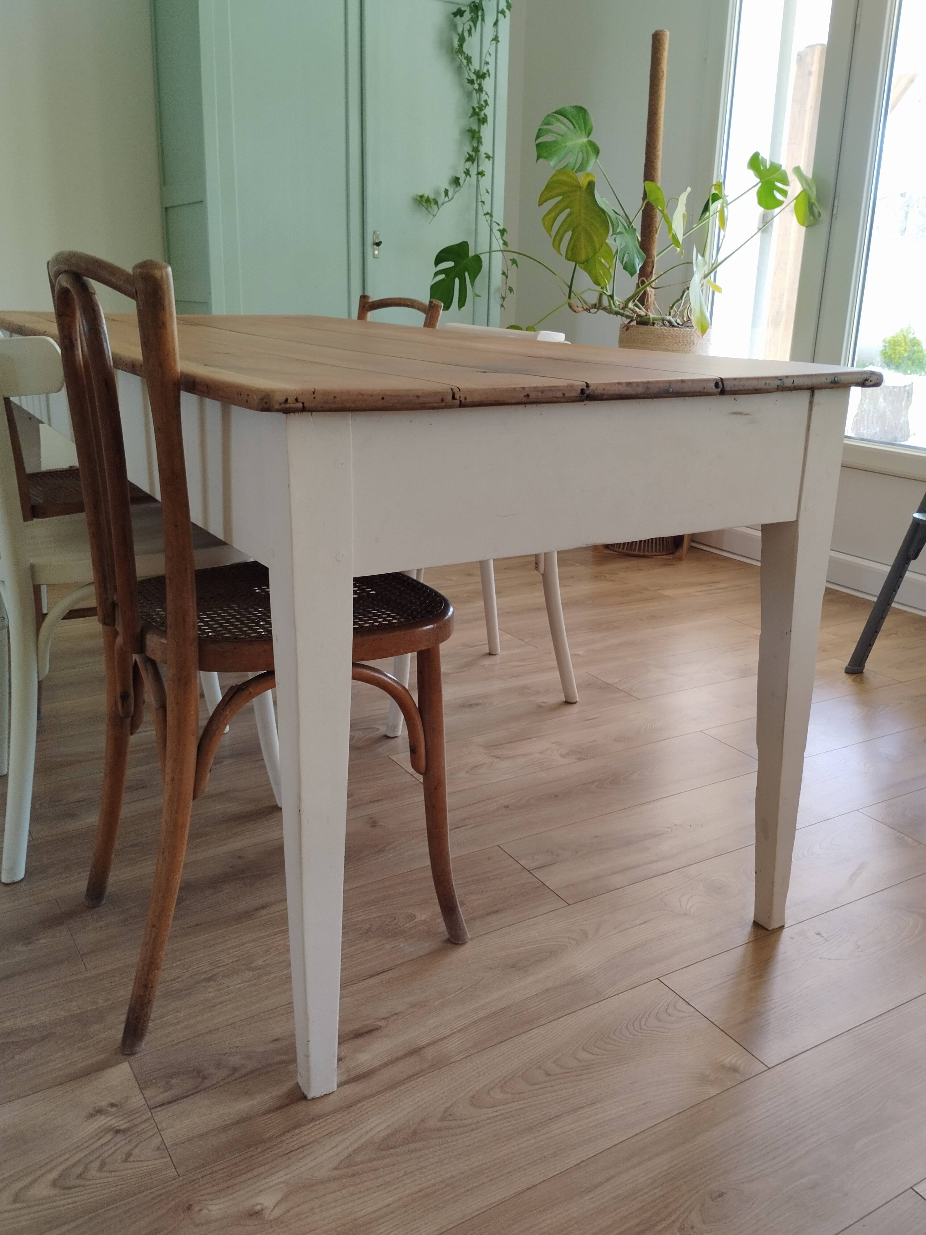 Renovated farmhouse table