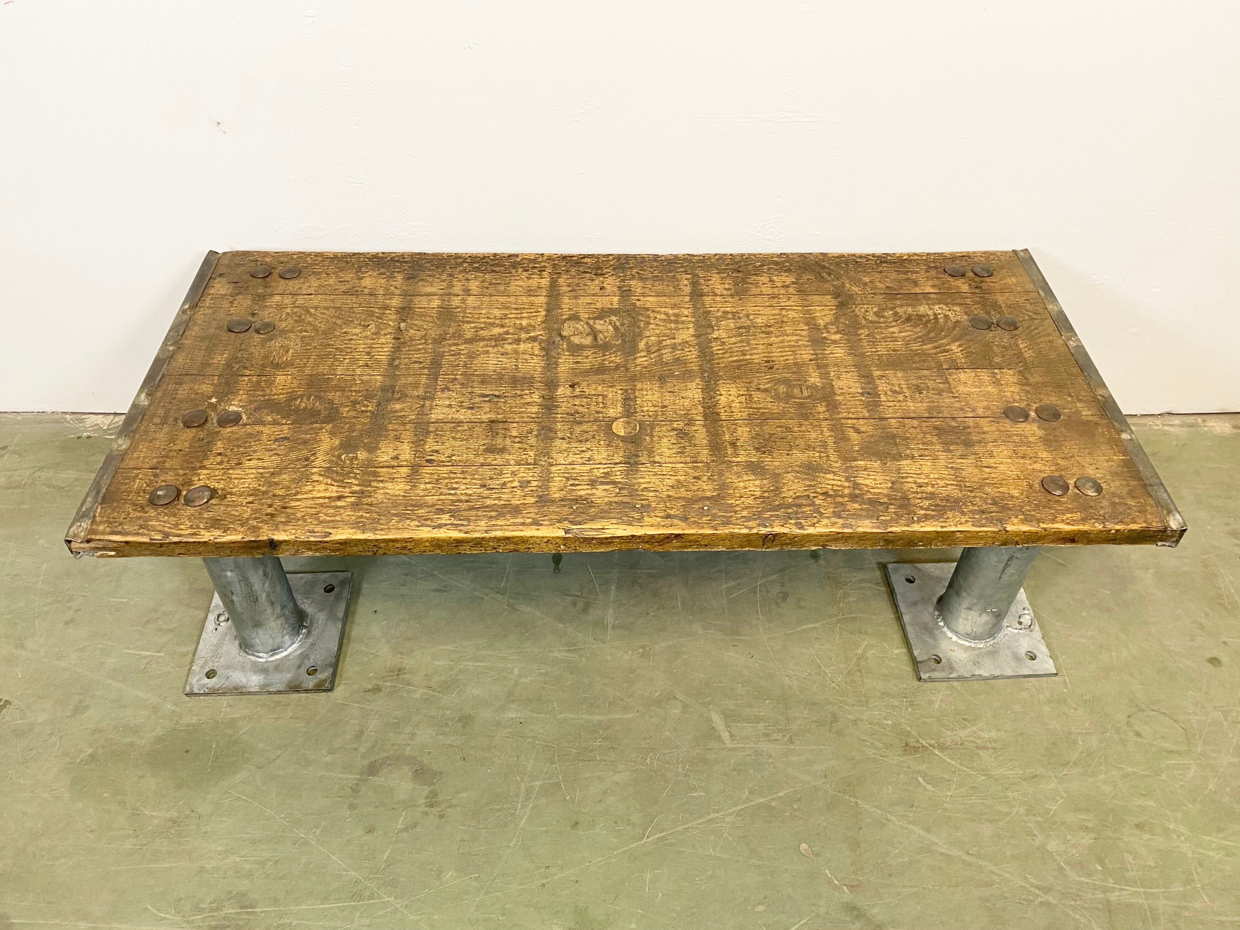 Vintage industrial coffee table
