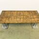Table basse industrielle vintage