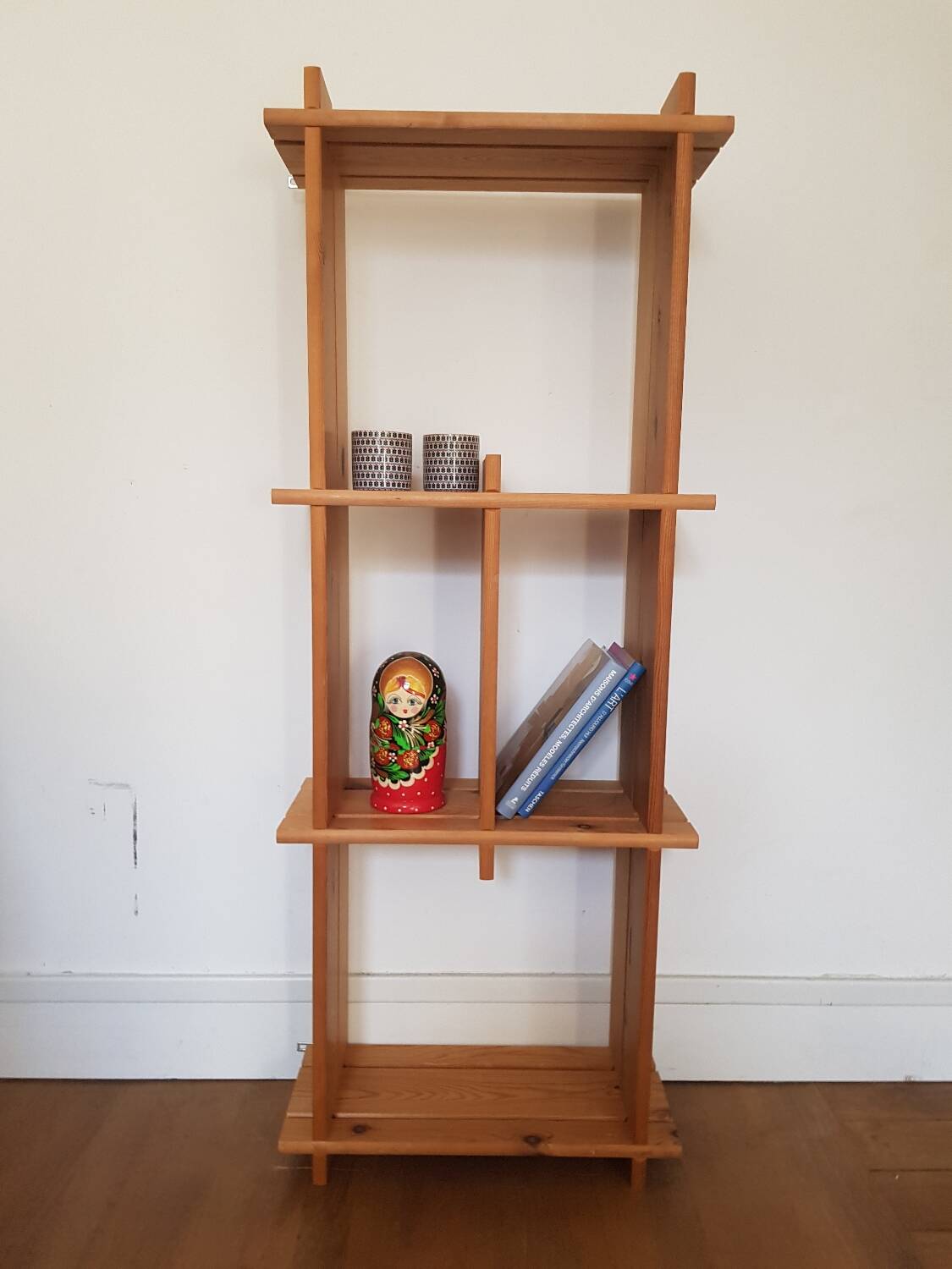 Console Murale Vintage en Bois, Danemark, 1960s