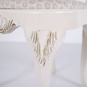 Set of six dining chairs - Neo Rococo style - white painted with decorative details - 1920s
