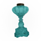 Glass oil lamp foot
