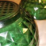 2 salad bowls green 70s