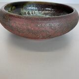 Ceramic studio pottery bowl shell element by gerhard liebenthron, germany, 1970s