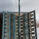Florentine style metal magazine rack