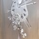 Double portes de placard peintes 1900
