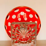 Large crystal bowl on a pedestal from Paris