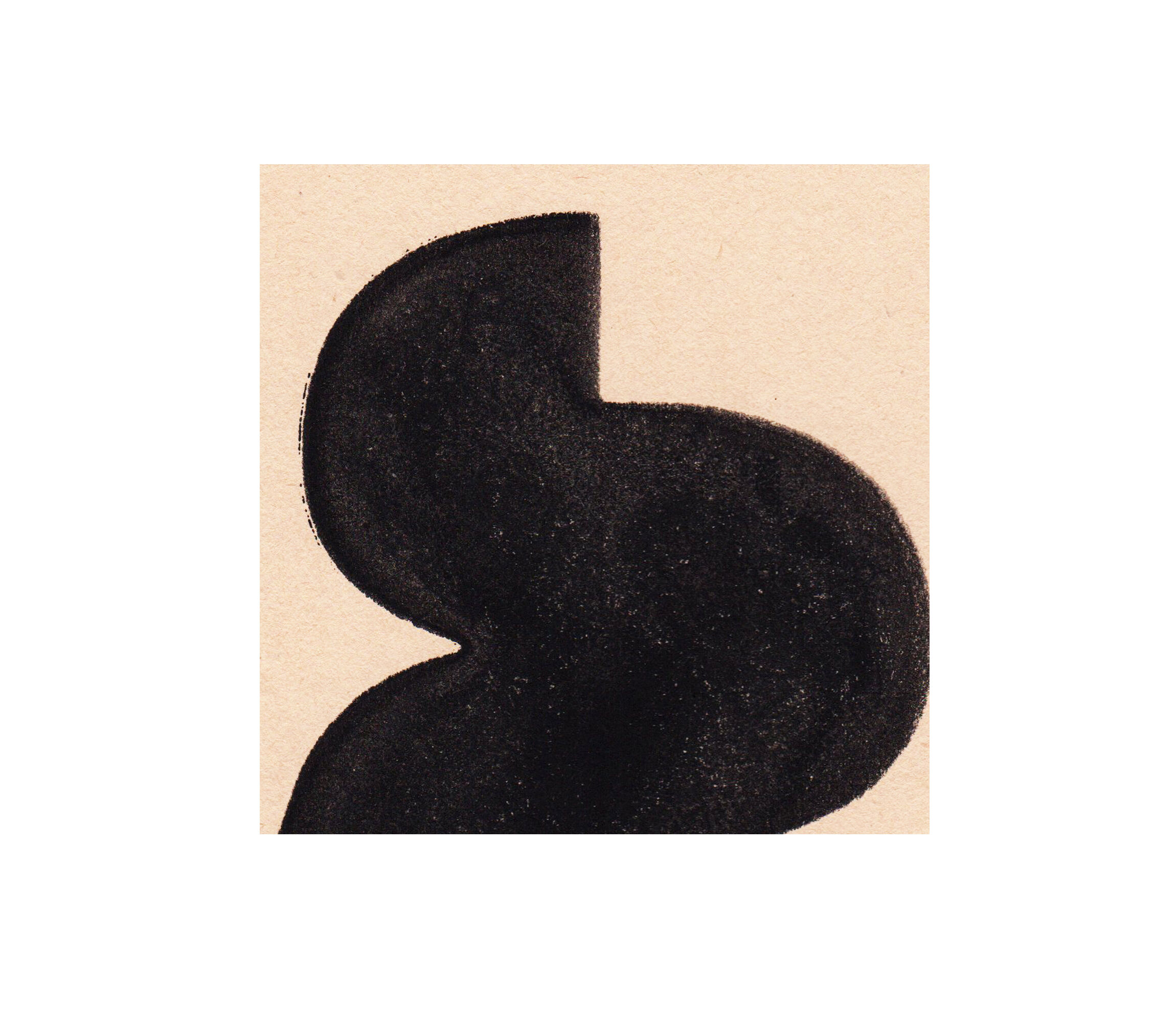 Peinture sur papier, signée Eawy
