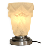 Clichy glass skyscraper table lamp
