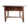 Round wooden farmhouse table