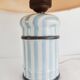 Lampe vintage en porcelaine de paris