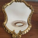 Baroque style mirror in gilded wood