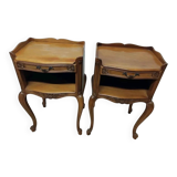 Pair of Antique Louis XV Style Nightstands