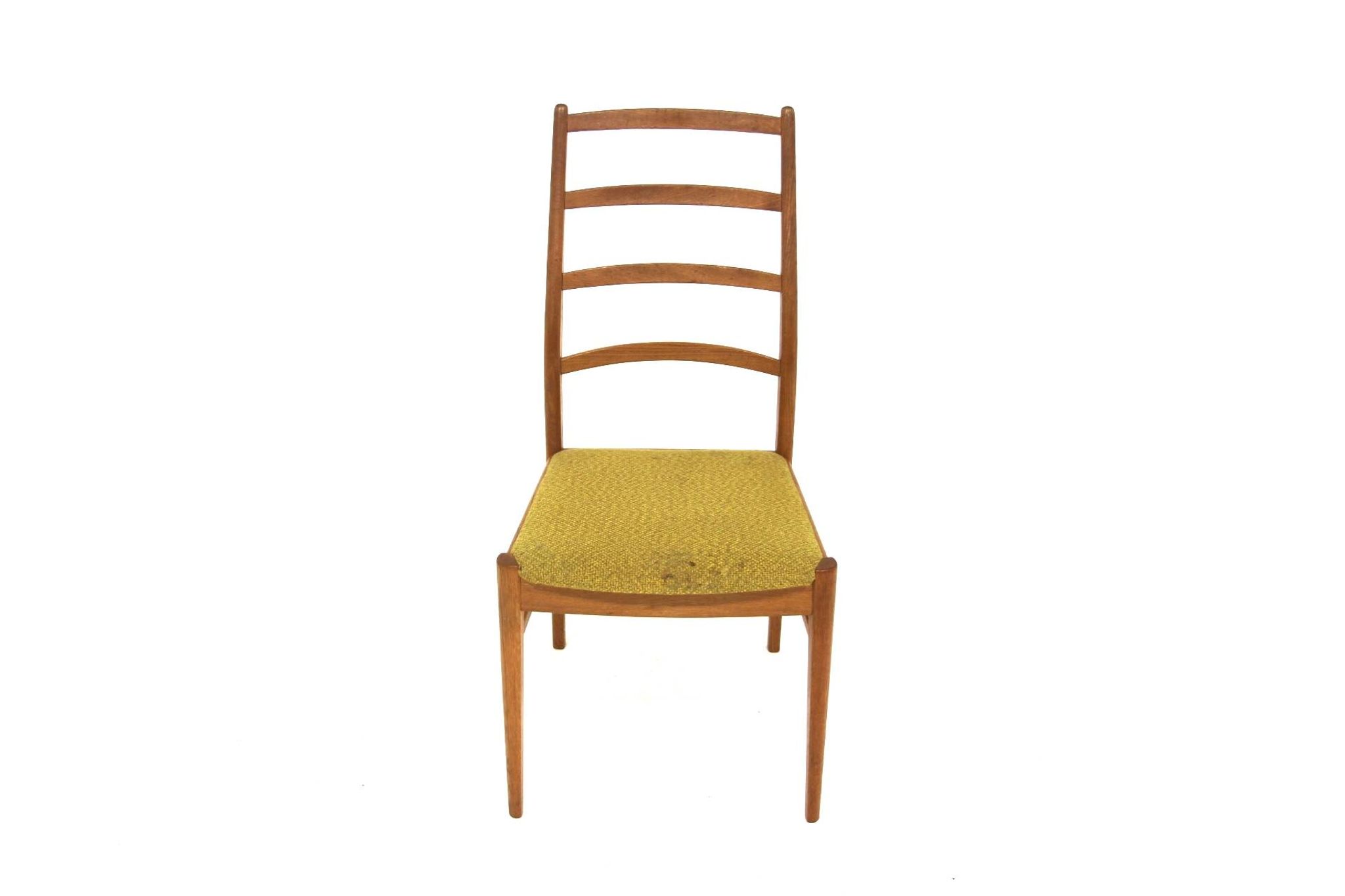 Set de 4 chaises en chêne, Nils Carlsson, Tibro, Suède, 1960