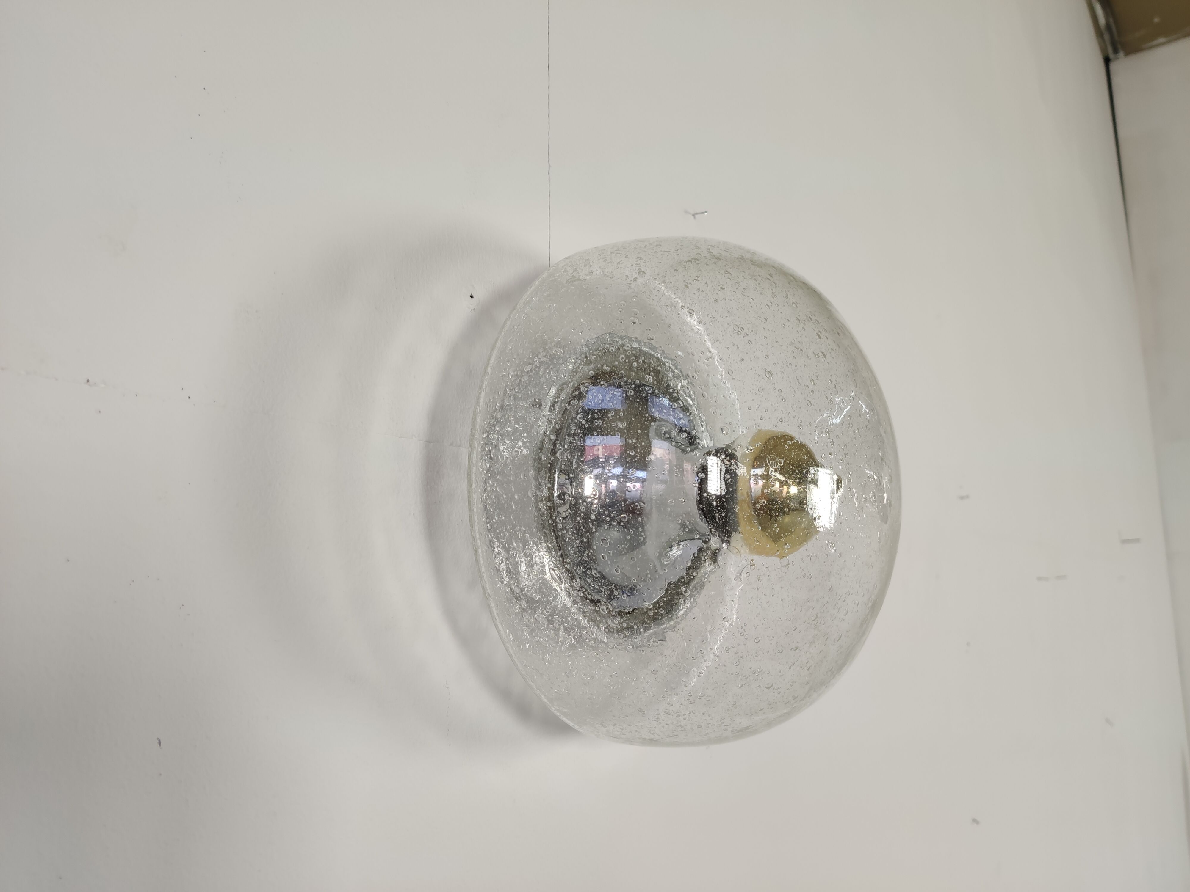 Hillebrand frosted glass wall light 60/70