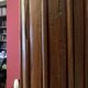 19th Century Italian Architectural Corinthian Wood Columns on Sandstone Plinths, Set of 2