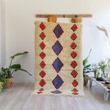 Handmade pure wool rug, size 160 x 240 cm